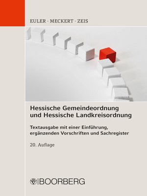 cover image of Hessische Gemeindeordnung und Hessische Landkreisordnung